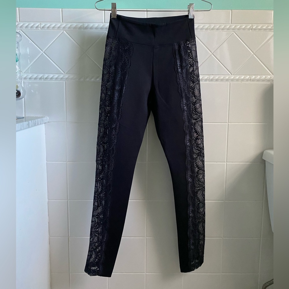 Black Lace RARE Lace Leggings - Picture 5 of 14